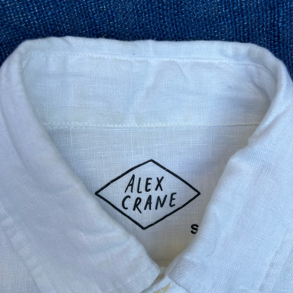 Alex Crane White Linen Shirt